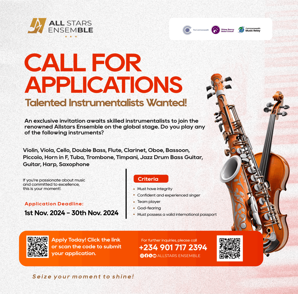 Call for Applications